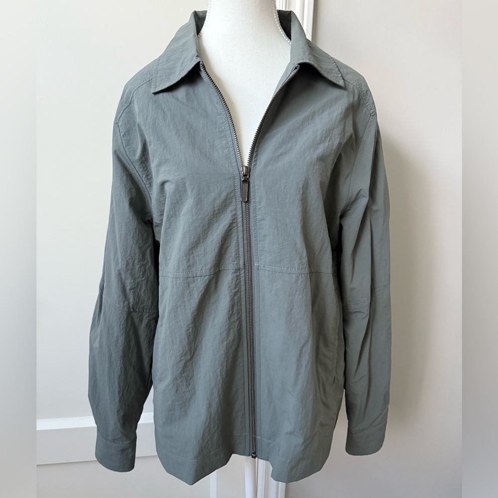 OAK+FORT Windbreaker Jacket - Sage